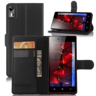 Чехол с визитницей для Lenovo Vibe Shot (черный) Чехол с визитницей для Lenovo Vibe Shot (черный)