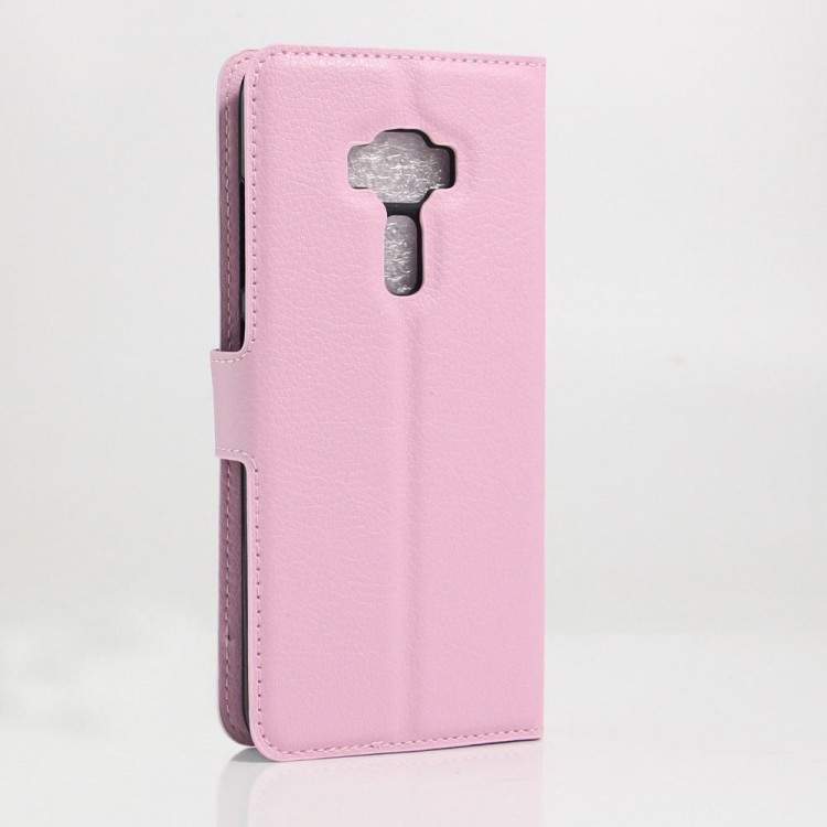 Чехол с визитницей для ASUS Zenfone 3 ZE552KL (розовый)
