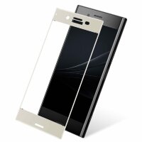 Защитное стекло 3D для Sony Xperia XZ1 (серебряный)