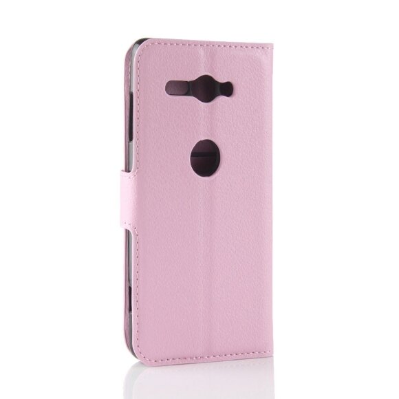 Чехол с визитницей для Sony Xperia XZ2 Compact (розовый)