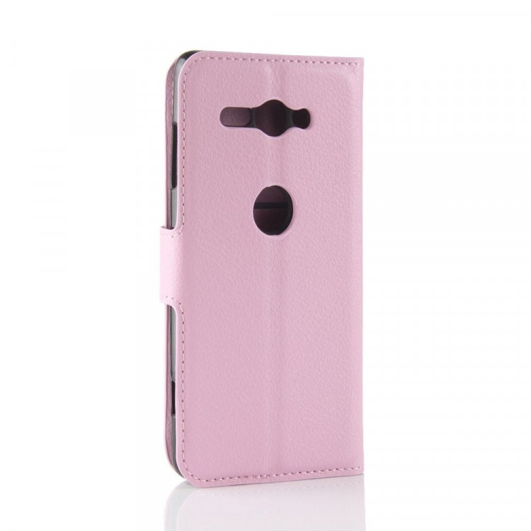 Чехол с визитницей для Sony Xperia XZ2 Compact (розовый)