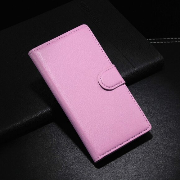 Чехол с визитницей для OnePlus X (розовый)