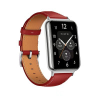 Кожаный ремешок для Huawei Watch Fit 2 (красный)