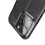 Чехол-накладка Litchi Grain для iPhone 14 Pro Max (черный)