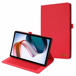Чехол Business Style для Xiaomi Redmi Pad, 10,61 дюйма (красный)