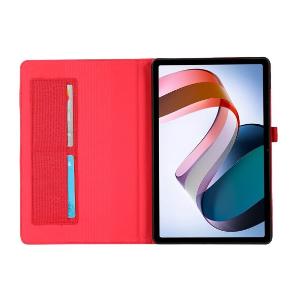 Чехол Business Style для Xiaomi Redmi Pad, 10,61 дюйма (красный) Чехол Business Style для Xiaomi Redmi Pad, 10,61 дюйма (красный)