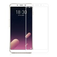 Защитное стекло 3D для Meizu M6s (белый)