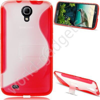 Чехол с подставкой для Samsung Galaxy Mega 6.3 (красный)