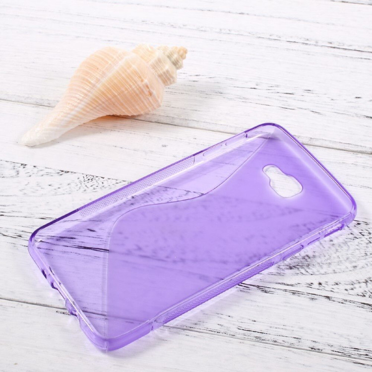 Нескользящий чехол для Samsung Galaxy J7 Prime SM-G610F/DS (фиолетовый) (On7 2016 SM-G6100)