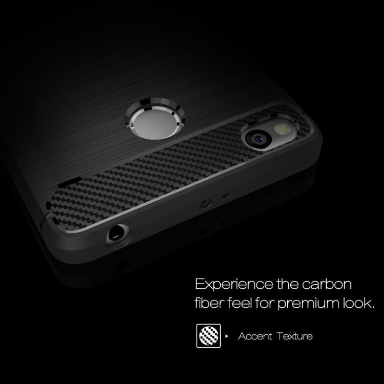 Чехол-накладка Carbon Fibre для Xiaomi Redmi 3 / 3s / 3 Pro (темно-синий)