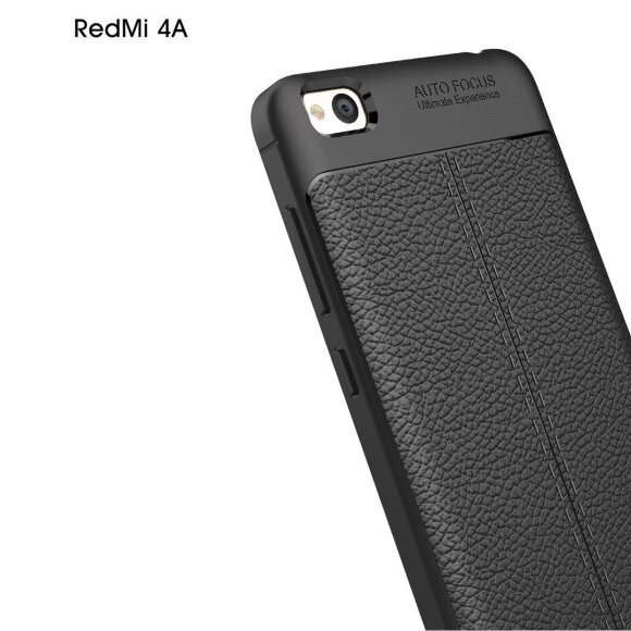 Чехол-накладка Litchi Grain для Xiaomi Redmi 4A (красный) Чехол-накладка Litchi Grain для Xiaomi Redmi 4A (красный)