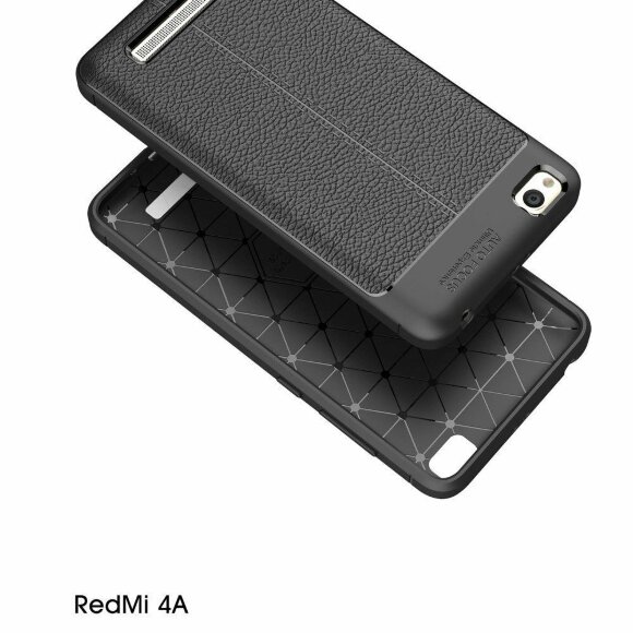Чехол-накладка Litchi Grain для Xiaomi Redmi 4A (красный) Чехол-накладка Litchi Grain для Xiaomi Redmi 4A (красный)