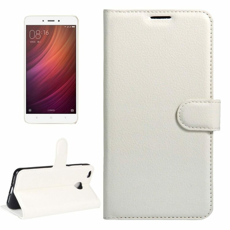 Чехол с визитницей для Xiaomi Redmi 4X (белый)