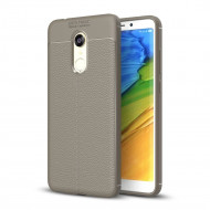 Чехол-накладка Litchi Grain для Xiaomi Redmi 5 (серый) Чехол-накладка Litchi Grain для Xiaomi Redmi 5 (серый)