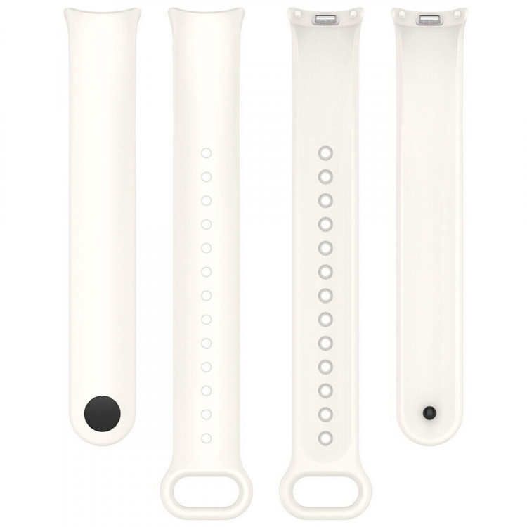 Силиконовый ремешок для Xiaomi Mi Smart Band 8, Xiaomi Mi Band 8 (светло-бежевый)