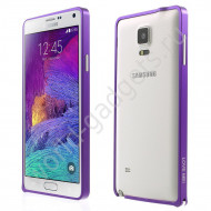 Металлический бампер LOVE MEI для Samsung Galaxy Note 4 (фиолетовый)