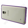 Металлический бампер LOVE MEI для Samsung Galaxy Note 4 (фиолетовый)