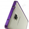 Металлический бампер LOVE MEI для Samsung Galaxy Note 4 (фиолетовый)