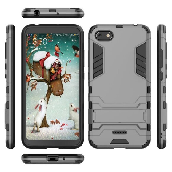 Чехол Duty Armor для Xiaomi Redmi 6A (серый) Чехол Duty Armor для Xiaomi Redmi 6A (серый)