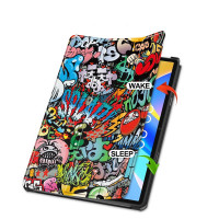 Чехол Smart Case для Teclast M40 Plus, Teclast P40HD, Teclast P30S (Graffiti)