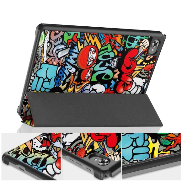 Чехол Smart Case для Teclast M40 Plus, Teclast P40HD, Teclast P30S (Graffiti)