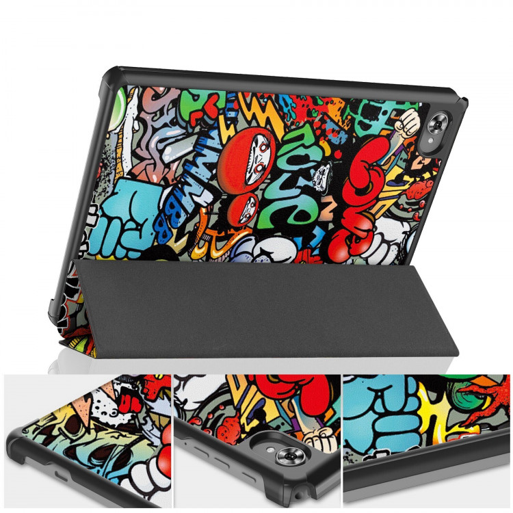 Чехол Smart Case для Teclast M40 Plus, Teclast P40HD, Teclast P30S (Graffiti)