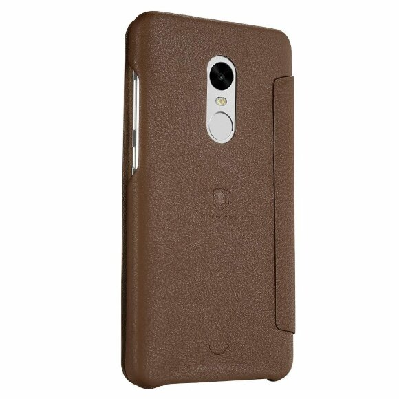 Чехол LENUO для Xiaomi Redmi Note 4 (коричневый)