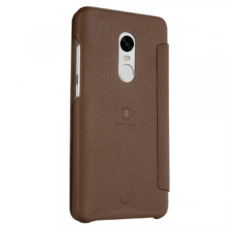Чехол LENUO для Xiaomi Redmi Note 4 (коричневый)