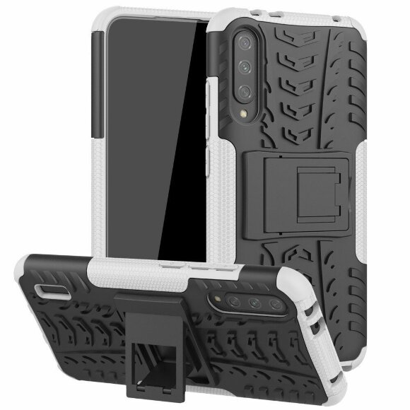 Чехол Hybrid Armor для Xiaomi Mi CC9e / Xiaomi Mi A3 (черный + белый) Чехол Hybrid Armor для Xiaomi Mi CC9e / Xiaomi Mi A3 (черный + белый)