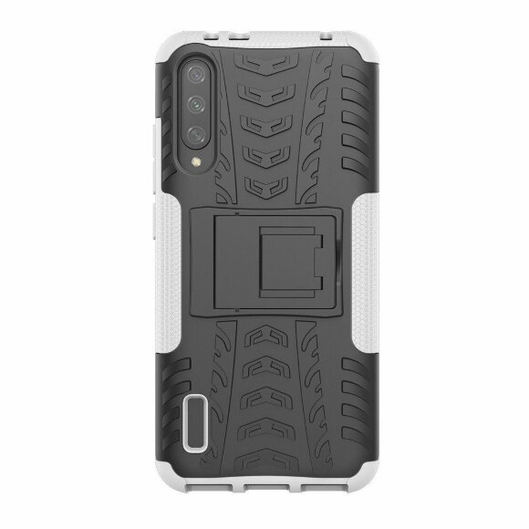 Чехол Hybrid Armor для Xiaomi Mi CC9e / Xiaomi Mi A3 (черный + белый) Чехол Hybrid Armor для Xiaomi Mi CC9e / Xiaomi Mi A3 (черный + белый)