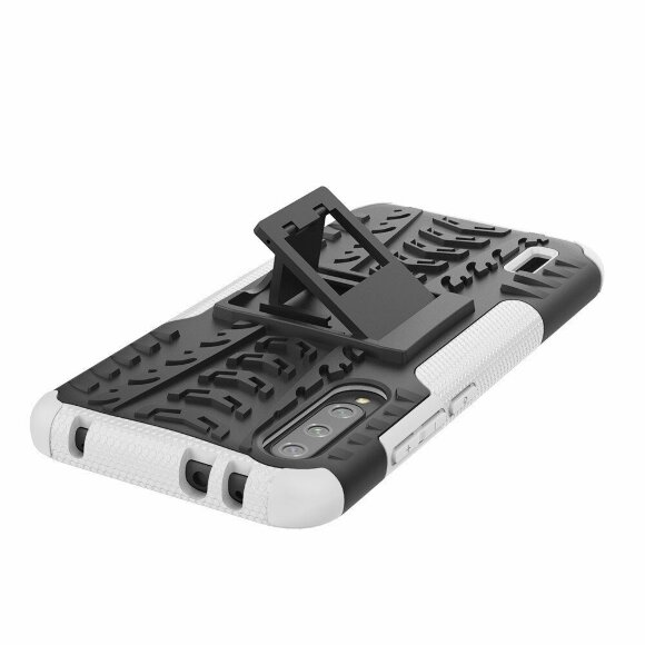 Чехол Hybrid Armor для Xiaomi Mi CC9e / Xiaomi Mi A3 (черный + белый) Чехол Hybrid Armor для Xiaomi Mi CC9e / Xiaomi Mi A3 (черный + белый)