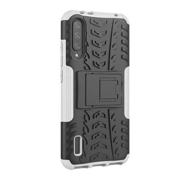 Чехол Hybrid Armor для Xiaomi Mi CC9e / Xiaomi Mi A3 (черный + белый) Чехол Hybrid Armor для Xiaomi Mi CC9e / Xiaomi Mi A3 (черный + белый)