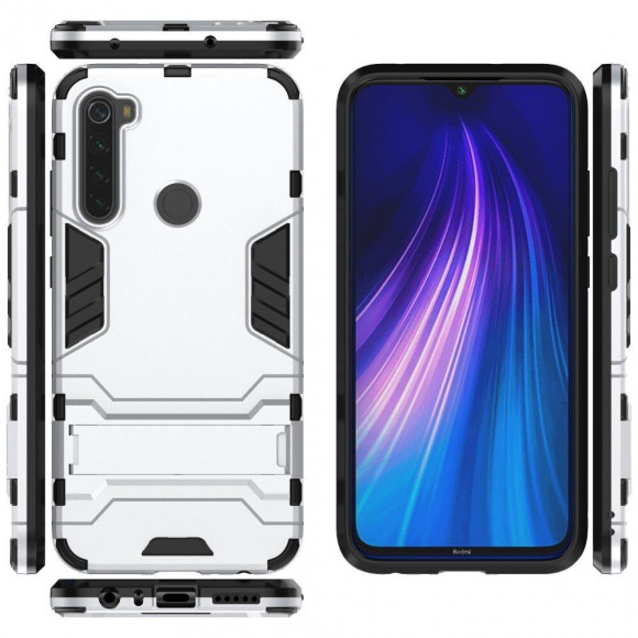 Чехол Duty Armor для Xiaomi Redmi Note 8 (серебряный) Чехол Duty Armor для Xiaomi Redmi Note 8 (серебряный)