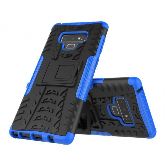 Чехол Hybrid Armor для Samsung Galaxy Note 9 (черный + голубой) Чехол Hybrid Armor для Samsung Galaxy Note 9 (черный + голубой)
