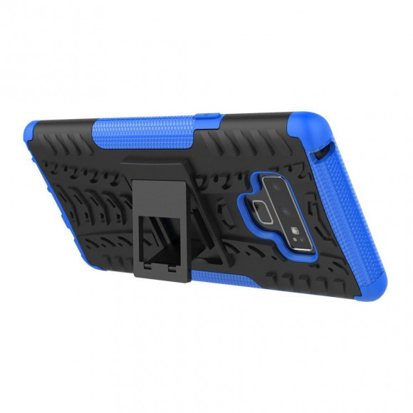 Чехол Hybrid Armor для Samsung Galaxy Note 9 (черный + голубой) Чехол Hybrid Armor для Samsung Galaxy Note 9 (черный + голубой)