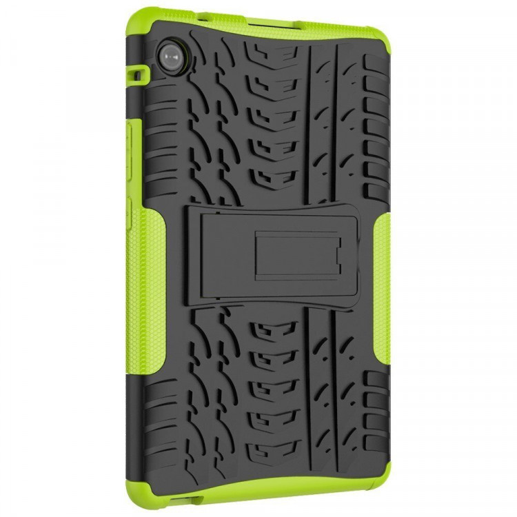 Чехол Hybrid Armor для Huawei MatePad T8 (черный + зеленый)