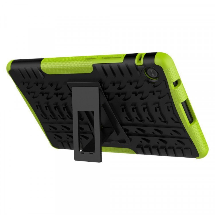 Чехол Hybrid Armor для Huawei MatePad T8 (черный + зеленый)