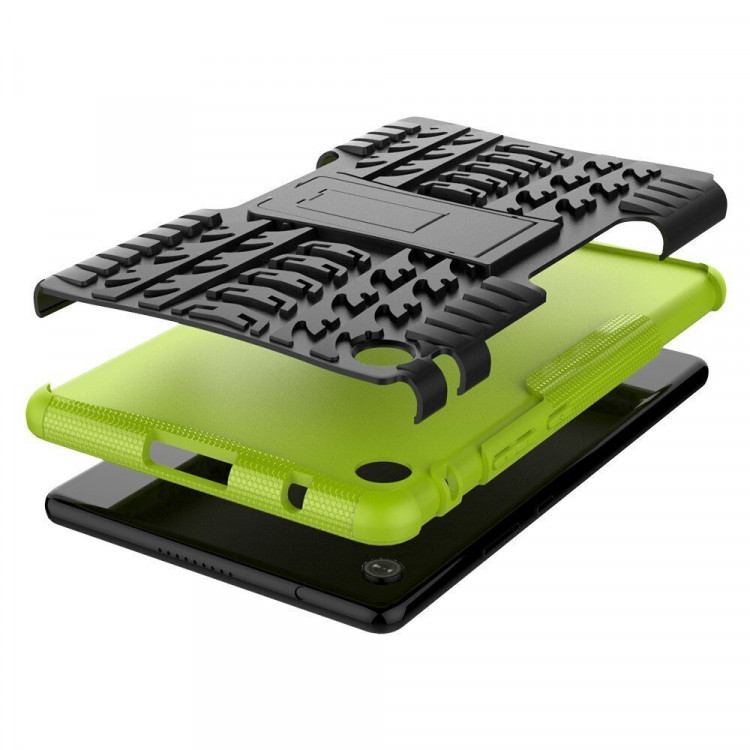 Чехол Hybrid Armor для Huawei MatePad T8 (черный + зеленый)