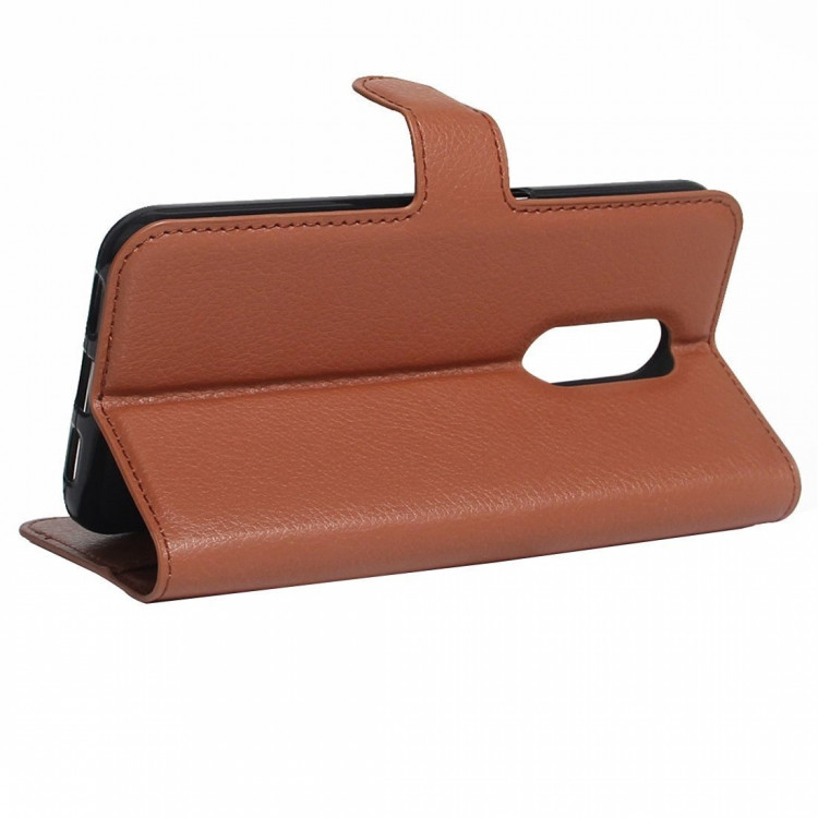 Чехол с визитницей для Huawei Enjoy 6 (коричневый)