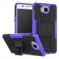Чехол Hybrid Armor для Huawei Y5 2017 / Y6 2017 (черный + фиолетовый) Чехол Hybrid Armor для Huawei Y5 2017 / Y6 2017 (черный + фиолетовый)