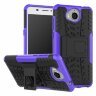 Чехол Hybrid Armor для Huawei Y5 2017 / Y6 2017 (черный + фиолетовый)