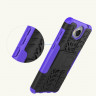 Чехол Hybrid Armor для Huawei Y5 2017 / Y6 2017 (черный + фиолетовый)