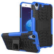 Чехол Hybrid Armor для Huawei Y6 II (черный + голубой) Чехол Hybrid Armor для Huawei Y6 II (черный + голубой)