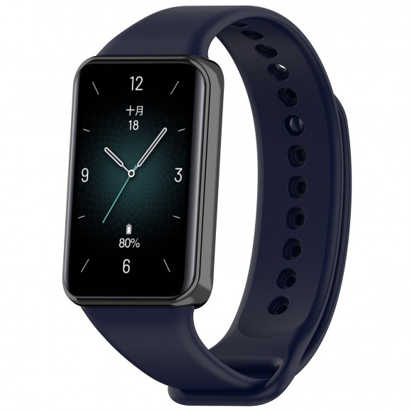 Силиконовый ремешок для Honor Band 9 (темно-синий) Силиконовый ремешок для Honor Band 9 (темно-синий)