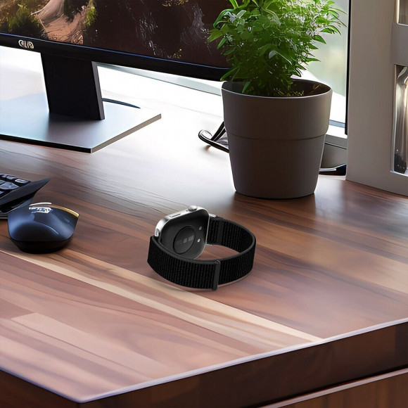 Нейлоновый ремешок для Huawei Watch Fit 3 (зелено-голубой)