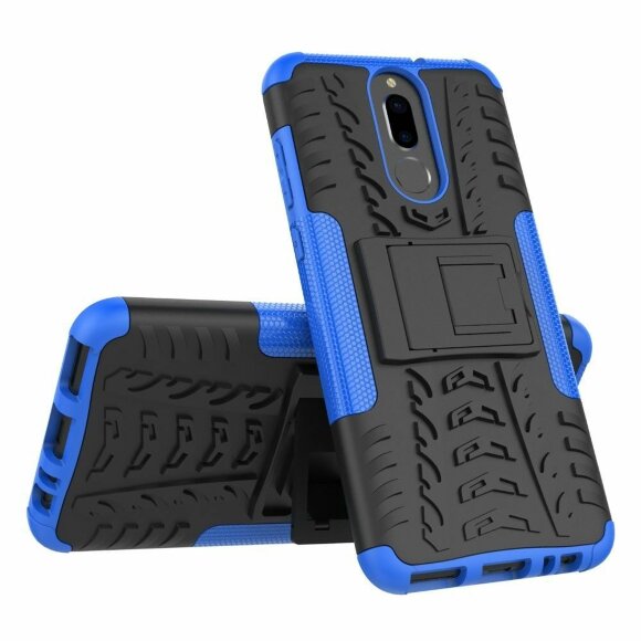 Чехол Hybrid Armor для Huawei Mate 10 Lite / Nova 2i (черный + голубой) Чехол Hybrid Armor для Huawei Mate 10 Lite / Nova 2i (черный + голубой)
