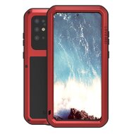 Гибридный чехол LOVE MEI для Samsung Galaxy S20+ (Plus) (красный)