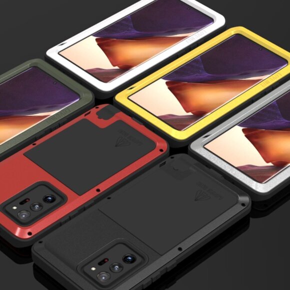 Гибридный чехол LOVE MEI для Samsung Galaxy Note 20 Ultra (красный) Гибридный чехол LOVE MEI для Samsung Galaxy Note 20 Ultra (красный)