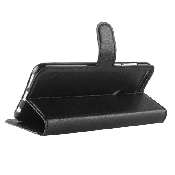 Чехол с визитницей для Huawei Honor 7C Pro / Enjoy 8 (черный) Чехол с визитницей для Huawei Honor 7C Pro / Enjoy 8 (черный)