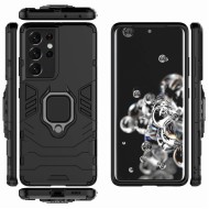 Чехол Armor Ring Holder для Samsung Galaxy S21 Ultra (черный)